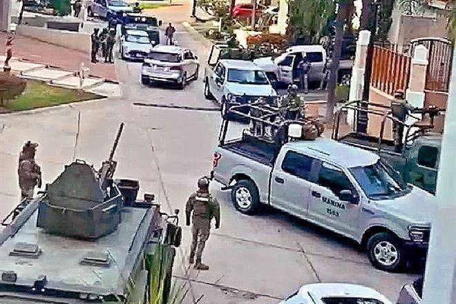 Levantan a marinos y sitian Zapopan tras hija de ‘Mencho’