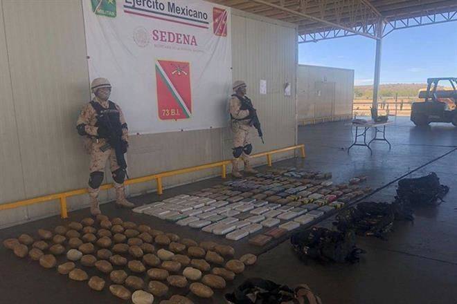 Asegura Sedena 105 kg de fentanilo en Sonora