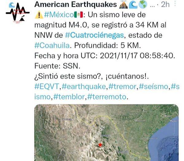 ¡TIEMBLAN SAN BUENA Y CIÉNEGAS!