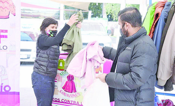 Inician colecta de prendas de abrigo