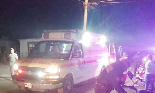 Se lesionan madre e hija en accidente