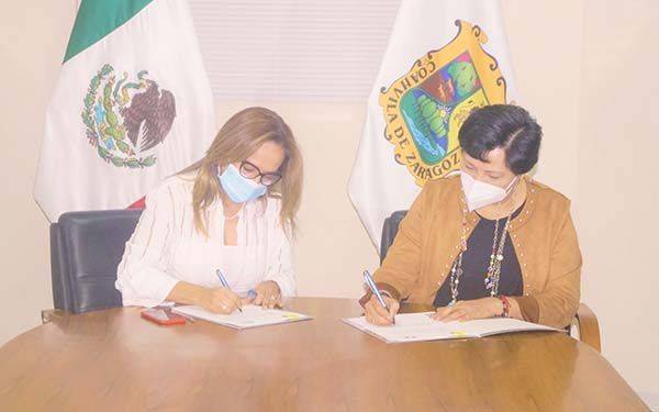 Firman convenio con Tribunal de Justicia