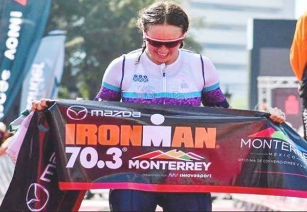Gana coahuilense el triatlón IRONMAN 70.3