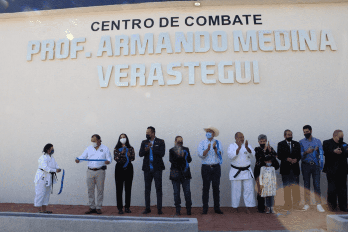 IMPONEN EL NOMBRE DE ‘ARMANDO MEDINA VERÁSTEGUI’ AL CENTRO DEPORTIVO DE COMBATE DE MONCLOVA