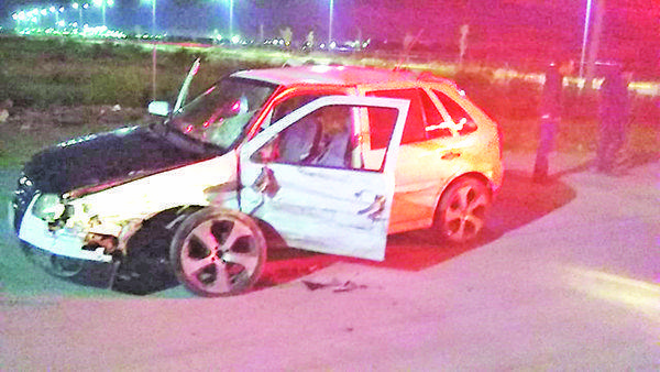 Encontronazo deja un herido