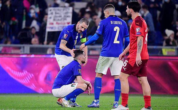 Italia perdona a Suiza y se jugará el pase al Mundial en la última fecha