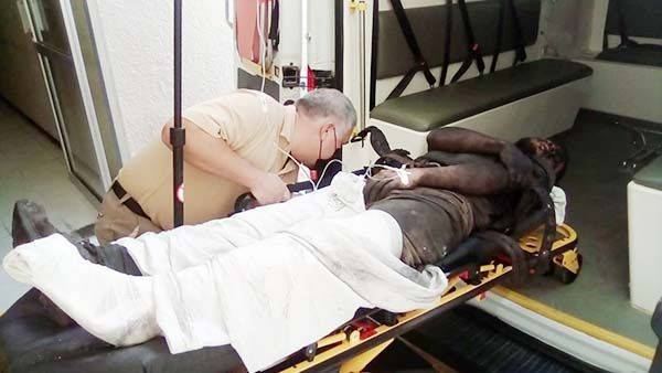 Derrumbe en mina deja 2 lesionados