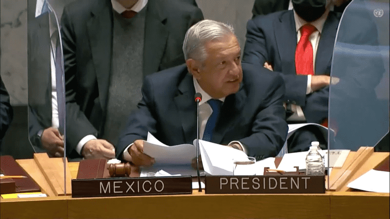 AMLO propone plan mundial de fraternidad y bienestar ante la ONU