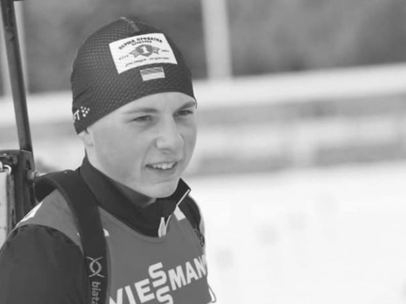 Murió biatleta ucraniano Yevhen Malyshev, de 19 años, en guerra con Rusia