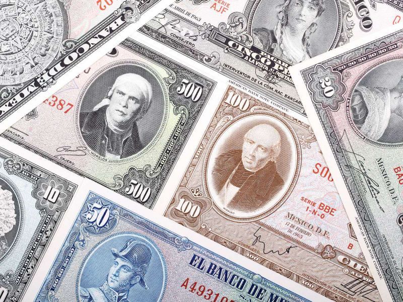 ¿Sabías que billetes mexicanos se fabricaron en Estados Unidos?