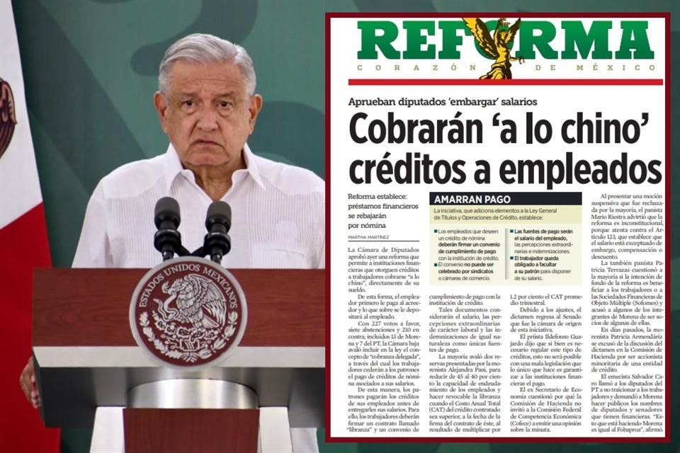 Vetaría AMLO cobros ‘a lo chino’ a trabajadores￼