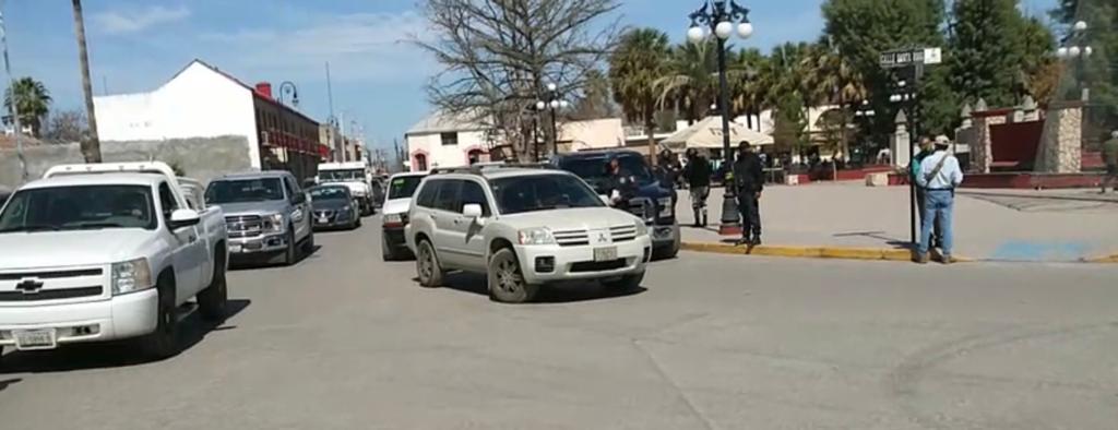 Operativo presencia y exhorto en Múzquiz