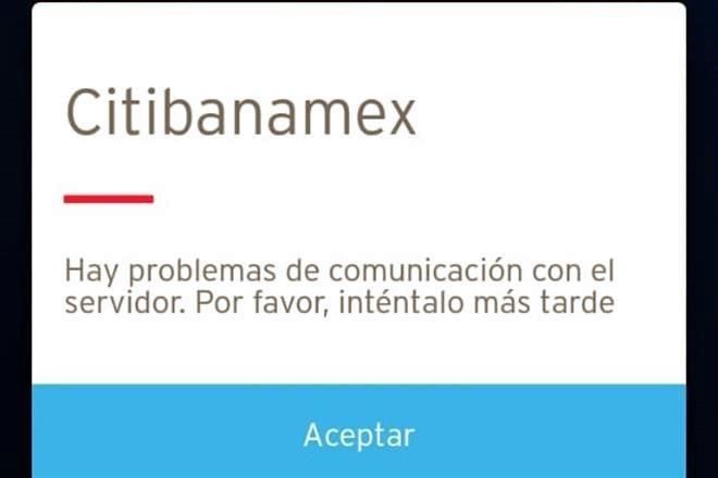 Reportan, de nuevo, fallas en app de Citibanamex