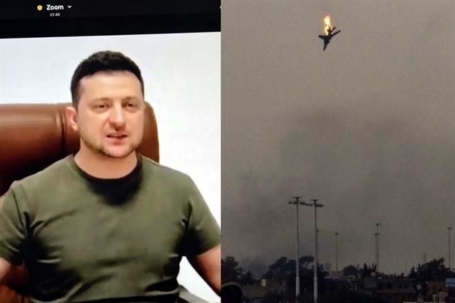 Urge Zelensky a EU aviones para combatir a Rusia