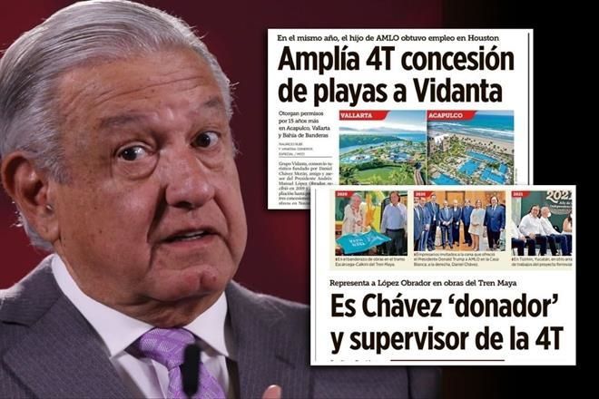 Presume AMLO amistad con dueño de Vidanta