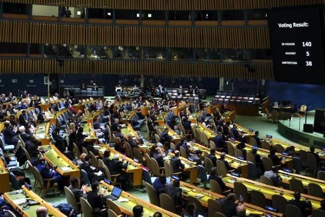 Avala ONU resolución de México y Francia sobre Ucrania