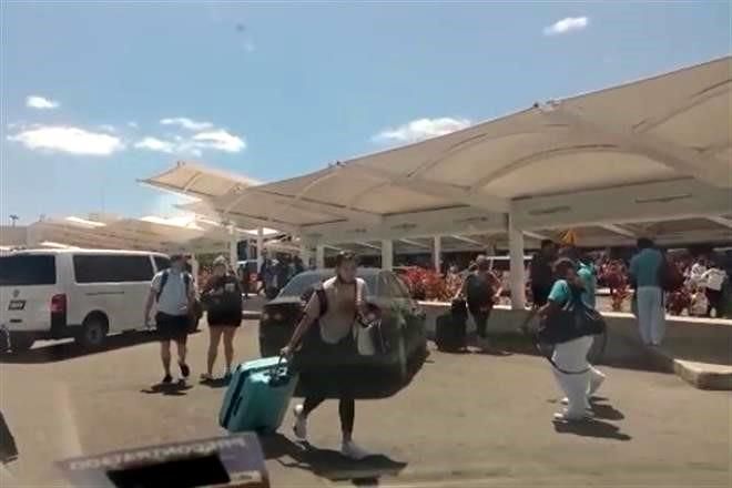 Reportan disparos en aeropuerto de Cancún