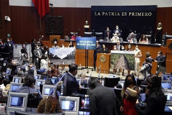 Impide Morena comparecencias por Tren Maya