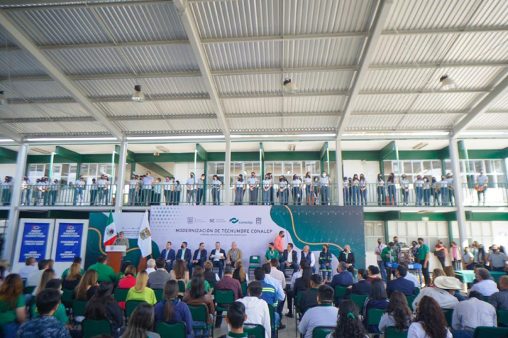 SUPERVISA MARS MODERNIZACIÓN DE TECHUMBRE EN EL CONALEP TORREÓN