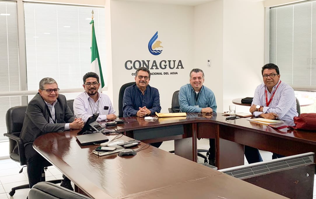 Siguen Gestiones de Roberto Piña ante CONAGUA para limpiar el arroyo Frontera