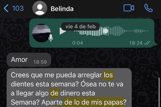 Christian Nodal exhibe a Belinda y a su familia