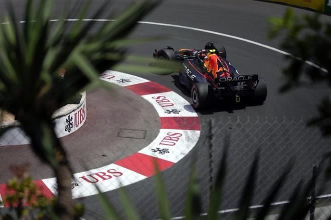 Logra Checo mejor tiempo en P3 de GP de Mónaco
