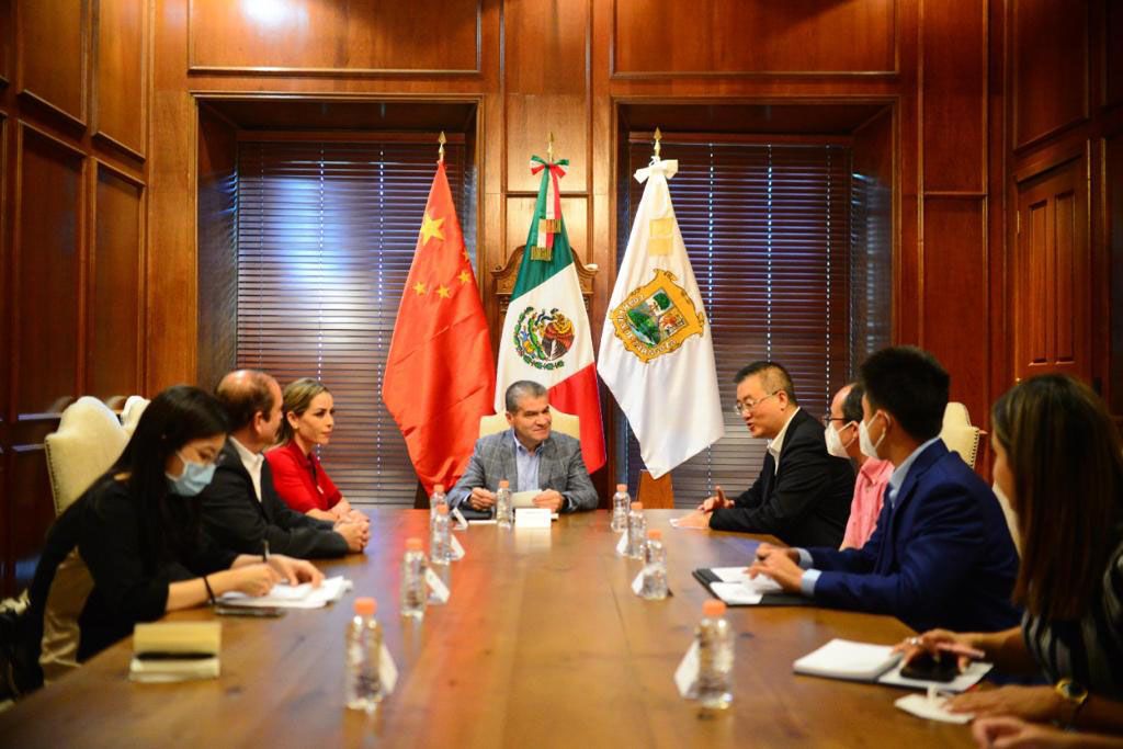 RECIBE MARS A EMBAJADOR DE CHINA EN MÉXICO