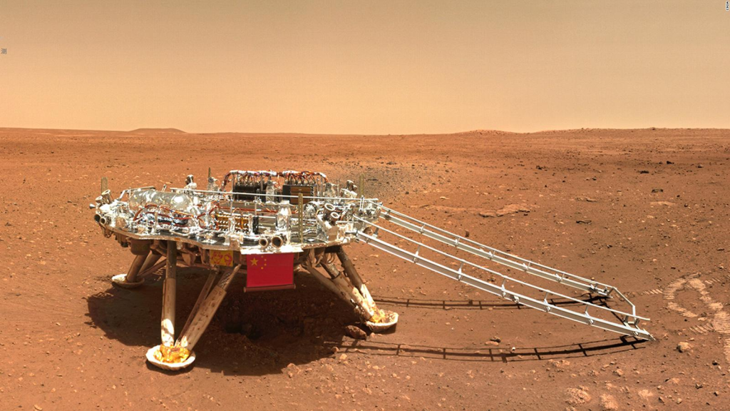 El rover de China hace un sorprendente descubrimiento de agua en el lugar de aterrizaje en Marte