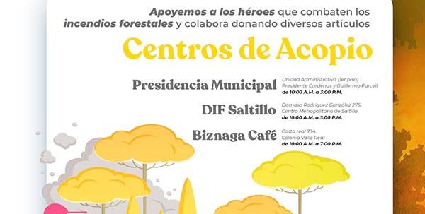 Abren centros de acopio para héroes forestales