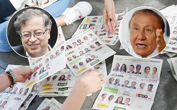 Gustavo Petro y Rodolfo Hernández avanzan al balotaje de las presidenciales en Colombia