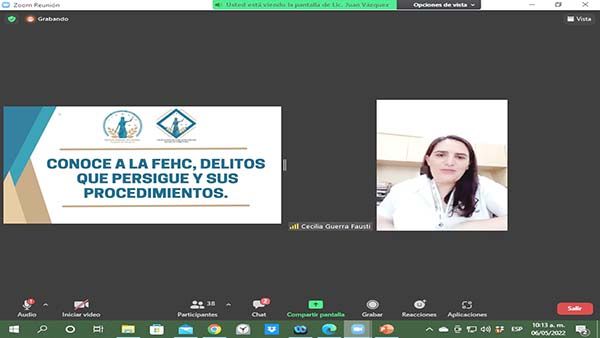 Realiza capacitación la Fiscalía Anticorrupción