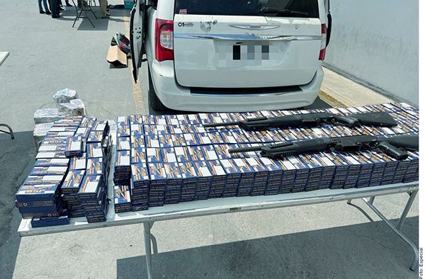 Aseguran más de 72 mil cartuchos de arma larga en Nuevo León