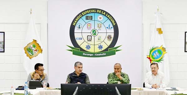 Gobernadores de La Laguna revisan acciones de seguridad