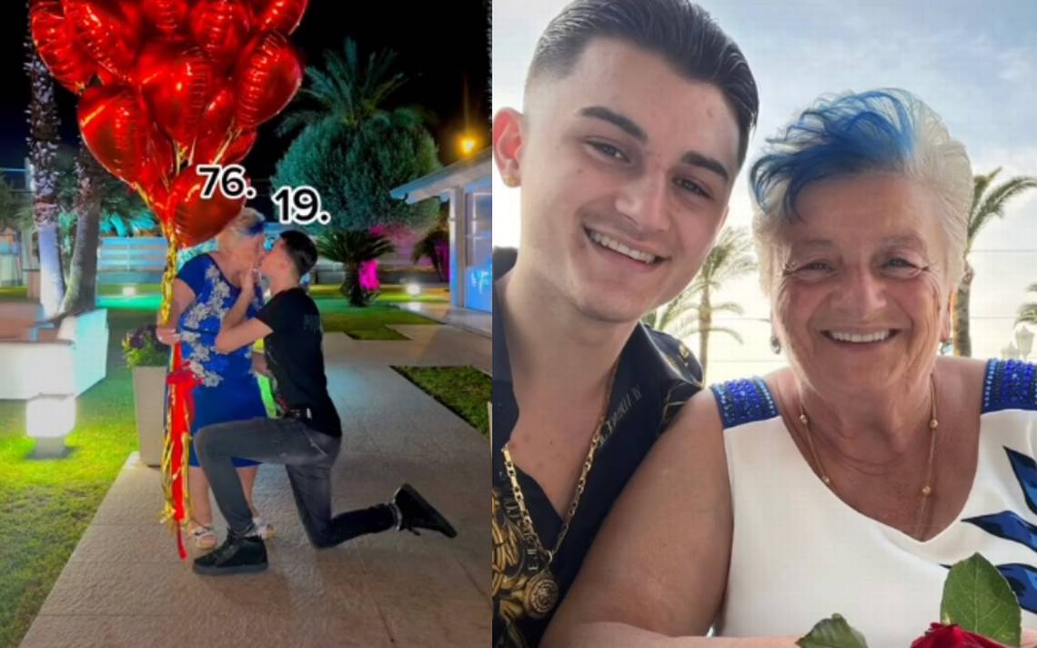«Es el inicio de una larga relación», dice joven de 19 años que propone matrimonio a su novia de 76