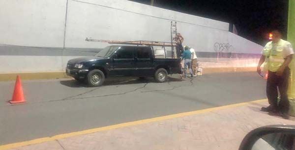 Rehabilitan paso a desnivel y calles