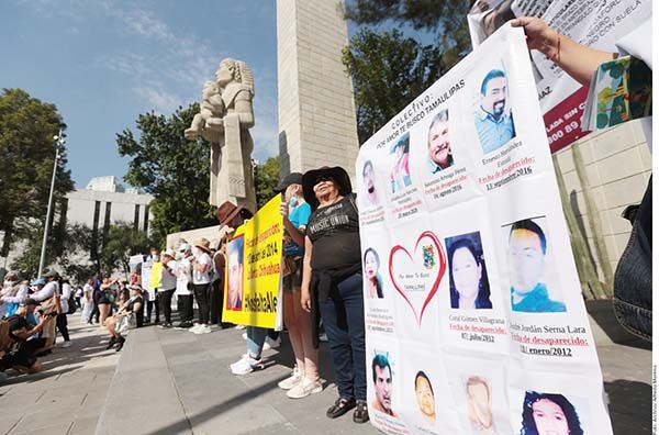 Van 100 mil desaparecidos