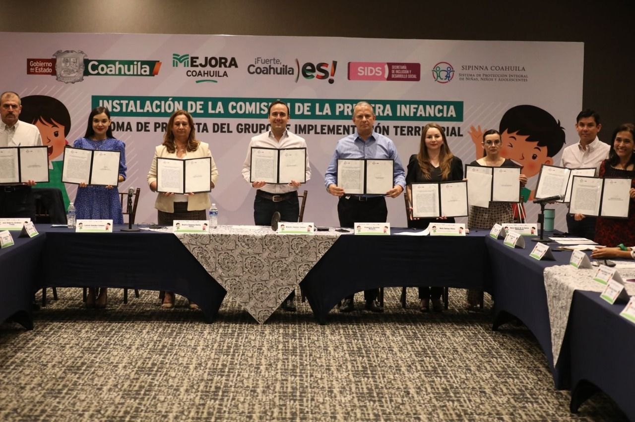 JUNTOS SOCIEDAD Y GOBIERNO POR LA PRIMERA INFANCIA DE COAHUILA