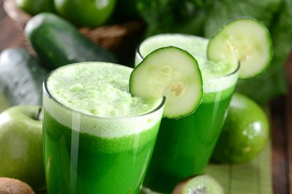 Los beneficios del jugo de pepino