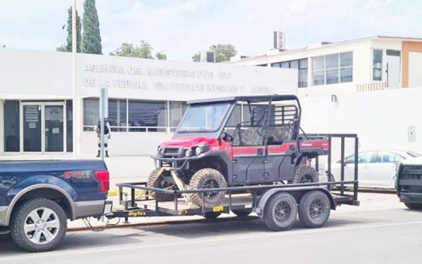 Aseguran cartuchos de cacería en racer en el Puente Internacional Dos