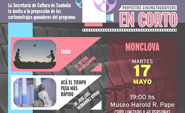 Presentan cortometrajes ganadores de Coahuila