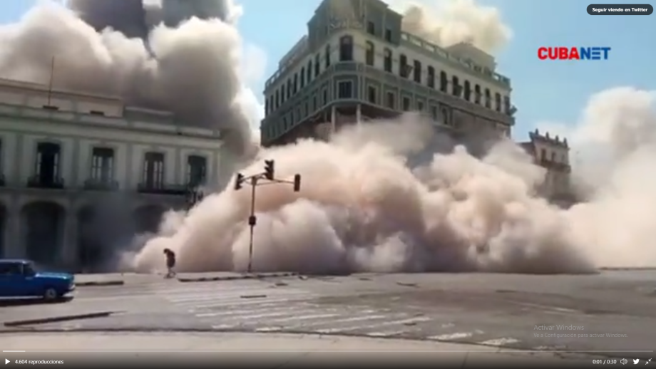 Reportan fuerte explosión en Hotel Saratoga, en La Habana, Cuba