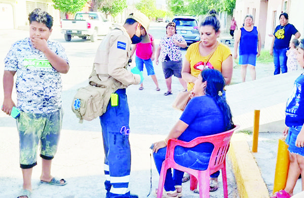 Embarazada se lleva un susto en choque