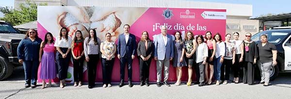 Reconoce Alcalde de Saltillo esfuerzo de mamás policías