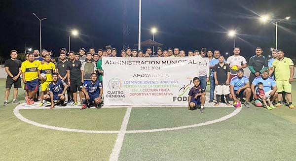 Arranca CC la Liga Municipal de Fútbol
