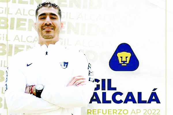 Refuerza Gil Alcalá a Pumas para el Apertura 2022
