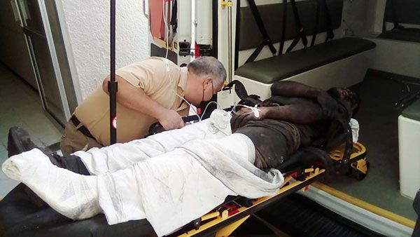 Accidente en pozo deja 2 lesionados