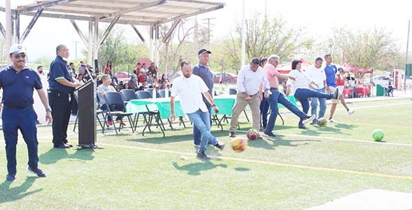 Inauguran torneo de fútbol rápido