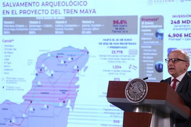 Revisará INAH si vestigios obligan a cambiar ruta del Tren