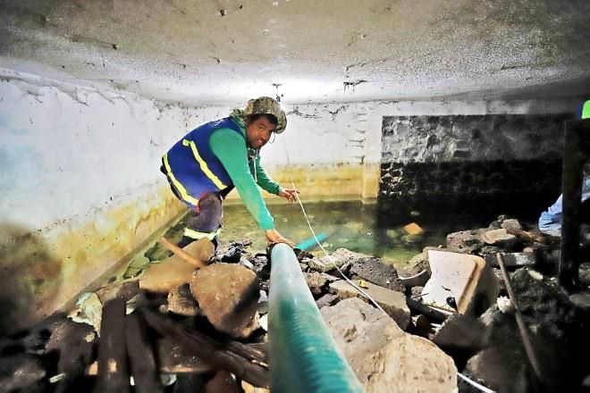 Una fuga de agua potable de nunca acabar