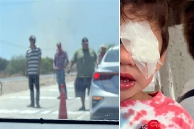 Agreden a familia en vía de Sonora y hieren a niño